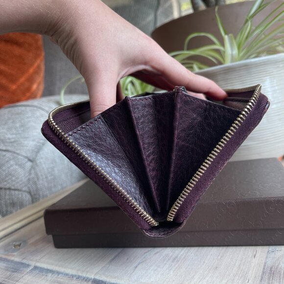 Gucci Diamanté Zip Wallet with Bamboo Zipper Pull - Picture 10 of 14